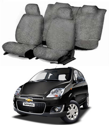 Chiefride Cotton Car Seat Cover For Chevrolet Spark(5 Seater, 2 Back Seat Head Rests)