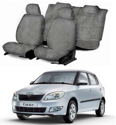 Chiefride Cotton Car Seat Cover For Skoda Fabia(All Detachable Headrest, Without Back Seat Arm Rest, 5 Seater, 2 Back Seat Head Rests)