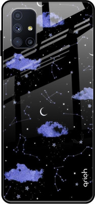 QRIOH Back Cover for Samsung Galaxy M51(Multicolor, Grip Case, Silicon)