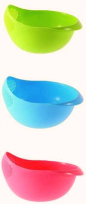 PL SKY Colander(Multicolor Pack of 3)