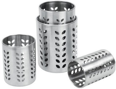 finality 1 Compartments Stainless Steel Desk Organiser(Silver)