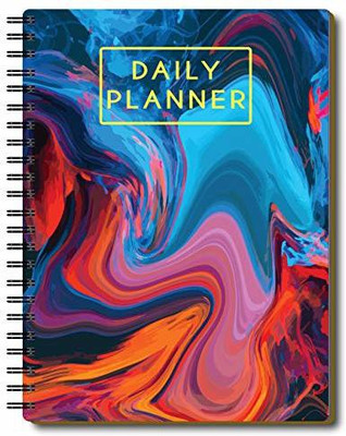 Nourish Daily Planner A5 Planner/Organizer Ruled 75 Pages(MARBLE)