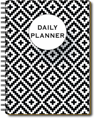 Nourish Daily Planner A5 Planner/Organizer Ruled 75 Pages(IKAT)