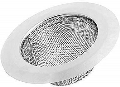 Konquer TimeS Kitchen Sink Stainless Steel Push Down Strainer(6.5 cm Set of 1)