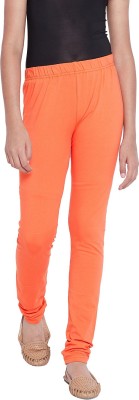 The Pajama Factory Indi Legging For Girls(Orange Pack of 1)