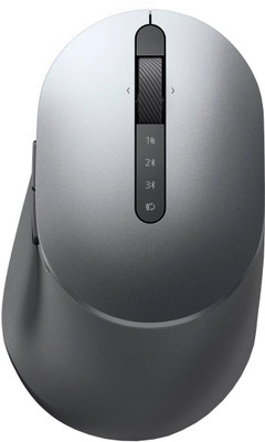 DELL MS5320W Wireless Ambidextrous Optical Mouse Programmable buttons,Multidevice connectivity,adjustable DPI upto 4000 DPI  with Bluetooth(2.4GHz Wireless, Bluetooth, Grey)