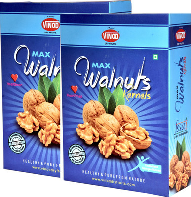 VINOD Max Walnut Kernels (Akhort Giri) pack of 2 Walnuts(2 x 250 g)