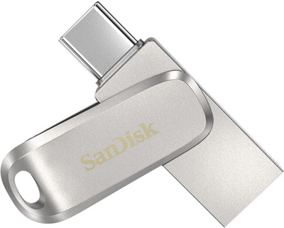 SanDisk SDDDC4-512G-I35 512 GB OTG Drive Compatible with Mobile, Desktop Computer, Laptop USB 3.1 Metal Case(Silver, Type A to Type C)