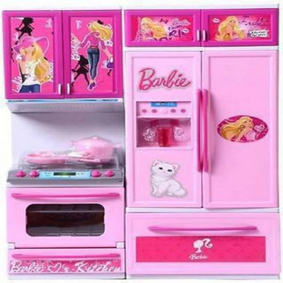 signix Zone Battery Operated Beautiful With Light & Music Modern Beauty Vogue Kitchen Set For Girls