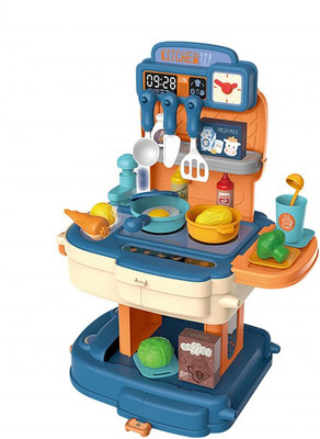 Mt hub School bag kitchen table non toxic cooking toys for kids