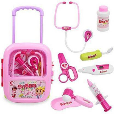 MANGUKIYA EMPIRE Doctor Medical Kit Toy with a Trolley Case for Kids