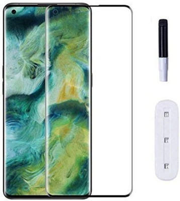 R-TECH Edge To Edge Tempered Glass for Oppo Reno 4 Pro (UV Tempered Glass)(Pack of 1)
