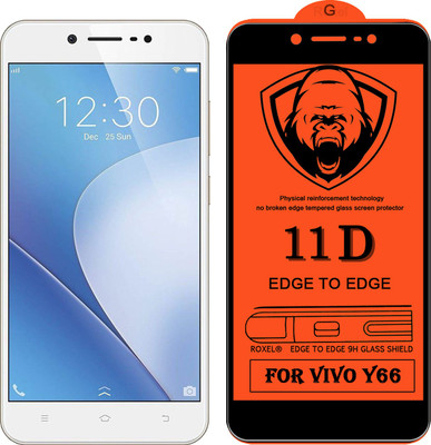 11D Edge To Edge Tempered Glass for VIVO Y66(Pack of 2)