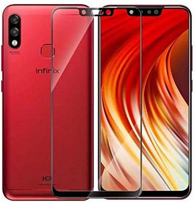 LIKEDESIGN Edge To Edge Tempered Glass for Infinix Hot 7(Pack of 1)