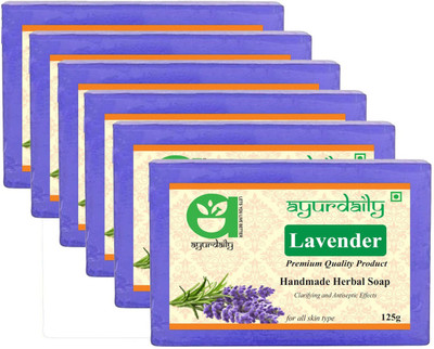 Ayurdaily Pure Lavender Bath Soap(5 x 125 g)