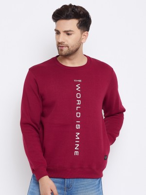 BISHOP COTTON Full Sleeve Printed Men Sweatshirt