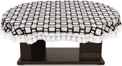 MONKDECOR Printed 6 Seater Table Cover(Grey, Plastic)