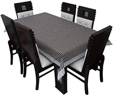 MONKDECOR Printed 2 Seater Table Cover(Brown, Plastic)