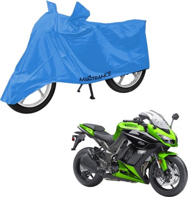 MOTOTRANCE Two Wheeler Cover for Kawasaki(Ninja 1000, Blue)