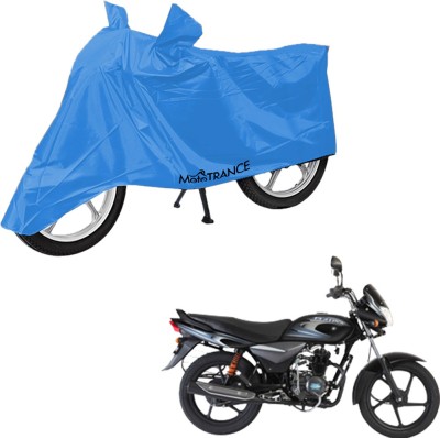 MOTOTRANCE Two Wheeler Cover for Bajaj(Platina 100 DTS-i, Blue)