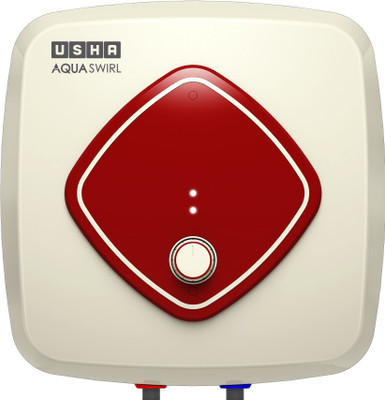 USHA 25 L Storage Water Geyser (Aqua Swirl, Red, Beige)