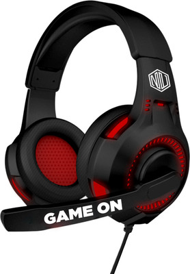 Nu Republic Dread EVO Wired Gaming Headset(Black, Red, On the...
