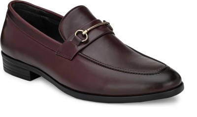 SAN FRISSCO Mocassin For Men(Burgundy , 11)