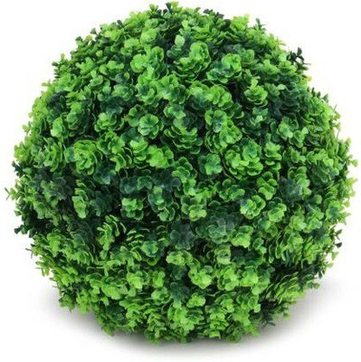SUPER GELINGEN Grass Ball for Indoor/Outdoor Decoration Pot not Included(L15XB15XH10) Wild Artificial Plant(30 cm, Green)