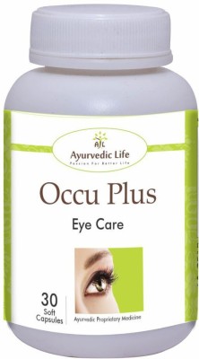 Ayurvedic Life Occu Plus 30 Capsule, Eye health supplement