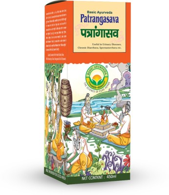 Basic Ayurveda Patrangasava 450ml X 4(Pack of 4)