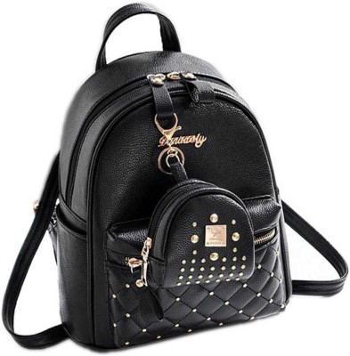 khatushyam collection girls college stylish backpack 5 L Backpack(Black)