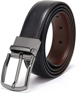 BlacKing Men Casual, Party, Formal, Evening Black, Brown Texas Leatherite, Artificial Leather Reversible Belt
