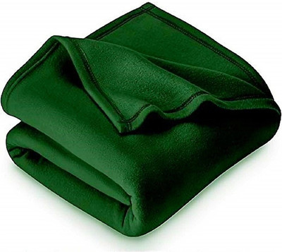 kumar creation Solid Single AC Blanket for  AC Room(Microfiber, Green)
