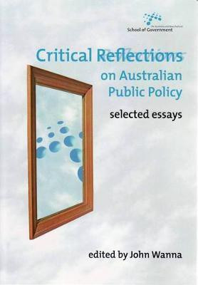 Critical Reflections on Australian Public Policy(English, Paperback, unknown)