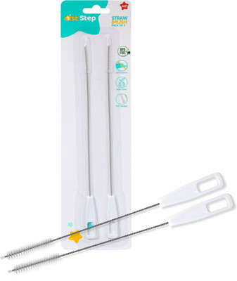 1st Step Straw Cleaner With Handle - Pack Of 2(White)