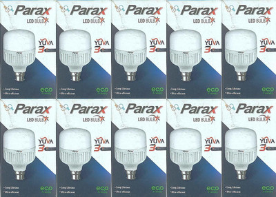 cloud search 3 W Basic Round B22 LED Bulb(White, Pack of 10)