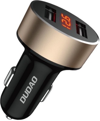 DUDAO 40.8 W Qualcomm 3.0 Turbo Car Charger(Black)