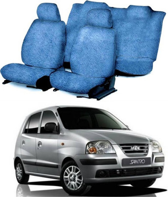 Chiefride Cotton Car Seat Cover For Hyundai Santro(All Detachable Headrest, Without Back Seat Arm Rest, 5 Seater, 2 Back Seat Head Rests)