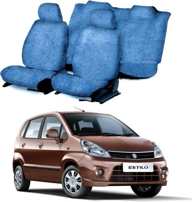 Chiefride Cotton Car Seat Cover For Maruti Zen Estilo(All Detachable Headrest, Without Back Seat Arm Rest, 5 Seater, 2 Back Seat Head Rests)
