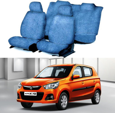 Chiefride Cotton Car Seat Cover For Maruti Alto K10(5 Seater, 2 Back Seat Head Rests)