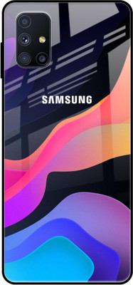 QRIOH Back Cover for Samsung Galaxy M51(Multicolor, Grip Case, Silicon)