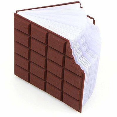 Max Rebuilds Choclate Notebook Pocket-size Note Pad Unruled 100 Pages(Brown)