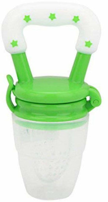 CUTTIE FASHION Baby BPA Free Silicon Teether for Food Feeding Teether and Feeder(Green)
