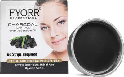 FYORR Facial Katori Peel-Off Wax Charcoal- Wax(80 g)