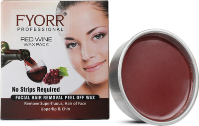 FYORR Facial Katori Peel-Off Wax Red Wine- Wax(80 g)
