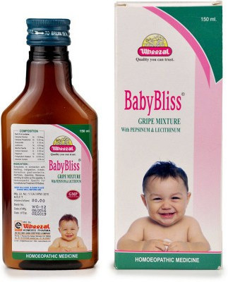 WHEEZAL Baby Bliss Gripe Mixture With Pepsin And Lecithin Liquid(200 ml)