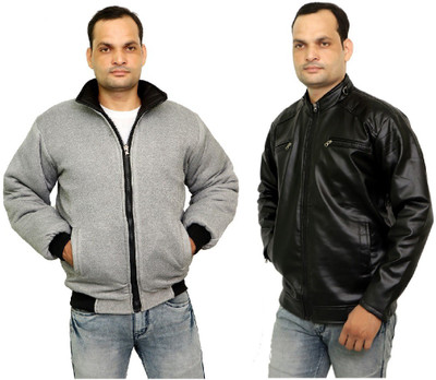 Tryo Full Sleeve Self Design Men Jacket