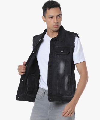 CAMPUS SUTRA Sleeveless Solid Men Jacket
