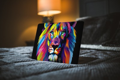 Yuckquee Laptop Skin Tiger design for HP,Asus,Acer,Dell,Apple printed on 3M Vinyl, HD,Laminated, Scratchproof,Laptop Skin/Sticker/Vinyl for 14.1, 14.4, 15.1, 15.6 inches Vinyl Laptop Decal 15.6