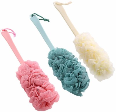 Lonekart Loofah(Pack of 3, Pink, Green, Yellow)